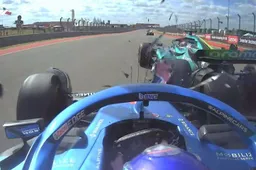 Giant hit between Alonso and Stroll: Alpine driver flies into the air!