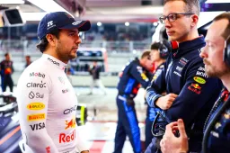 Verwijst Perez met delen van dit liedje naar toekomst bij Red Bull?