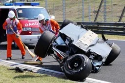 De heftigste crashes tijdens de GP van Hongarije op de Hungaroring