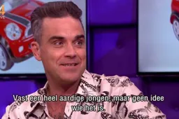 Ongemakkelijk! Robbie Williams weet niet wie Max is!