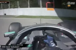 Bottas weet zijn Mercedes maar net uit de muur te houden in Canada