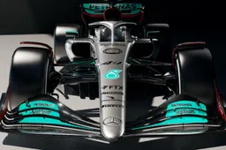 Mercedes kiest met W13 duidelijk voor een andere kleurstelling dan in 2021