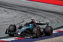 George Russell reacciona a su sorprendente victoria en el GP de Austria