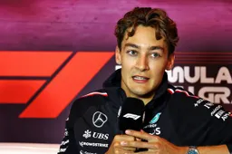 Russell worries for Mercedes engineers: 'Hope that was not a foot'