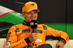 Norris racet met Champions League-winnaar: 'Dit is écht gênant'