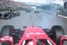 Kvyat elimineert Vettel tijdens GP Singapore 2016