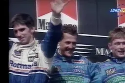 Video: Jos Verstappen derde tijdens GP Hongarije 1994