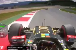 Video: Maldonado vs Verstappen in Oostenrijk 2015