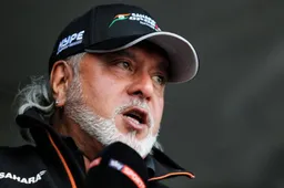 Force India eigenaar Vijay Mallya trekt zich terug uit het team