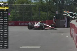 Het zit Schumacher niet mee: Haas-bolide stopt ermee in Canada