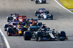 2020 was op basis van het aantal inhaalacties een slecht jaar voor de Formule 1