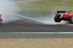 Dé crash van de Grand Prix van Engeland 2019: Max Verstappen en Sebastian Vettel!