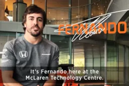 Video: Alonso bedankt alle McLaren fans voor de steun!