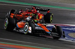 Norris celebrates anniversary in US: 'Extra special that it's with McLaren'