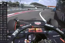 Problemen voor Verstappen in VT1 Mexico: "Ik moet de pits in!"