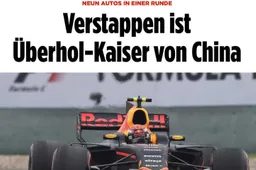 Dit waren de nieuwskoppen na de race van Verstappen