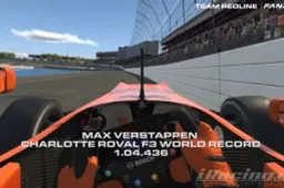 Watch: Verstappen breaks F3 world record in iRacing