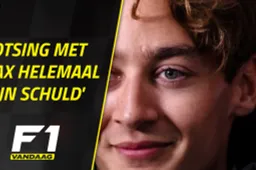 Verstappen in dode hoek van Russell: 'Hij zag iets leuks lopen op de Strip'