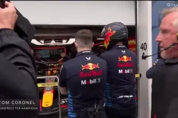 Onrust in de garage bij Red Bull na motorprobleem voor Verstappen