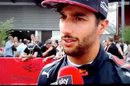 Video: Ricciardo scheldt in Italiaans interview