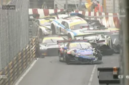 Video: Gigacrash tijdens in Macau tijdens de GT kwalificatierace!