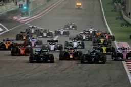 SERGIO PEREZ WINT KNOTSGEKKE GP VAN SAKHIR!
