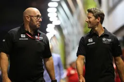 Romain Grosjean: ''Het verhaal van Haas is ook nog lang niet af''