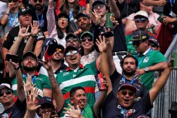 Russell, Perez and Piastri at Mexican GP press conference, no Verstappen