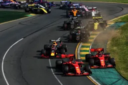 This is how the previous edition of the Australian Grand Prix went