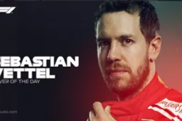 Vettel voted Driver of the Day by F1!
