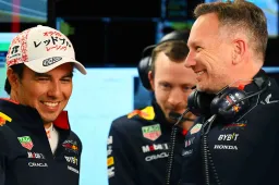 Horner verloor weddenschap van Perez: 'En Ecclestone verdient er geld aan!'