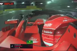 Leclerc en Magnussen racen alsof het zondag is in VT3 GP Las Vegas