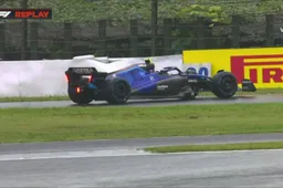 Een blunder van jewelste: Latifi neemt de verkeerde afslag op Suzuka