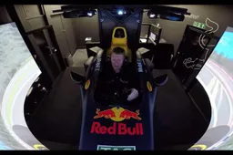 Video: ESA astronaut mag een rondje in de Red Bull simulator rijden