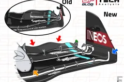 Tech Analysis | McLaren and Mercedes adopt surprising wing choice in Spain