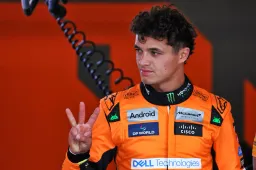 Norris is niet met Verstappen bezig: 'Max finisht waar hij finisht'
