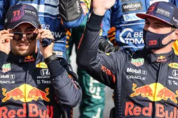 Red Bull spreekt van 'fout' over contractduur Perez op website Verstappen