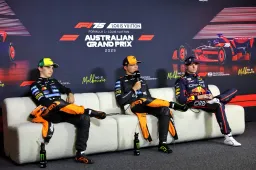 McLaren drivers not doing rain dance, and Verstappen is just Verstappen