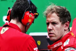 Sebastian Vettel reed noodgedwongen met andere instellingen