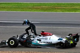 Russell looks back on Silverstone start crash: 'A natural reaction'