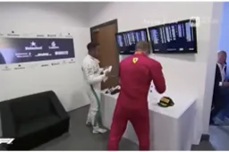 De extreem ongemakkelijke situatie in de cooldown room na de Britse GP