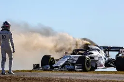 AlphaTauri mechanics pull all nighter after Gasly fire in FP2