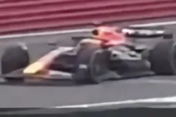 More moving images of Verstappen's RB19 at Silverstone emerge