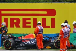 Blunder Perez 'hoogtepunt' in natte VT1,  geen tijd voor Verstappen
