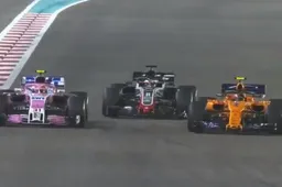 Grosjean, Vandoorne en Ocon vechten het uit op Yas Marina!