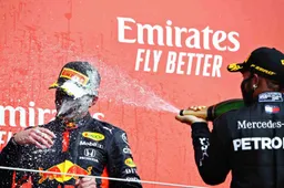 Hamilton sees Red Bull win for the first time: "Verstappen did a fantastic job"