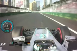 Video: De poletijd van Nico Rosberg in Baku
