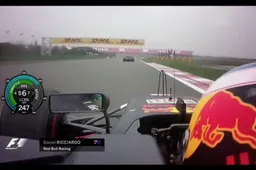 Onboard video: Ricciardo achtervolgt Verstappen