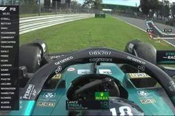 Stroll zorgt in eerste minuten van VT2 voor rode vlag in Monza