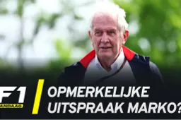 Opvallende uitspraak Helmut Marko roept vraagtekens op